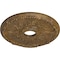 Ekena Millwork Antioch Ceiling Medallion (Fits Canopies up to 3 1/2"), 18"OD x 3 1/2"ID x 1 3/8"P, Rubbed Bronze CM18SERZS - alternate 3